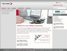 Tablet Screenshot of canopen-solutions.com
